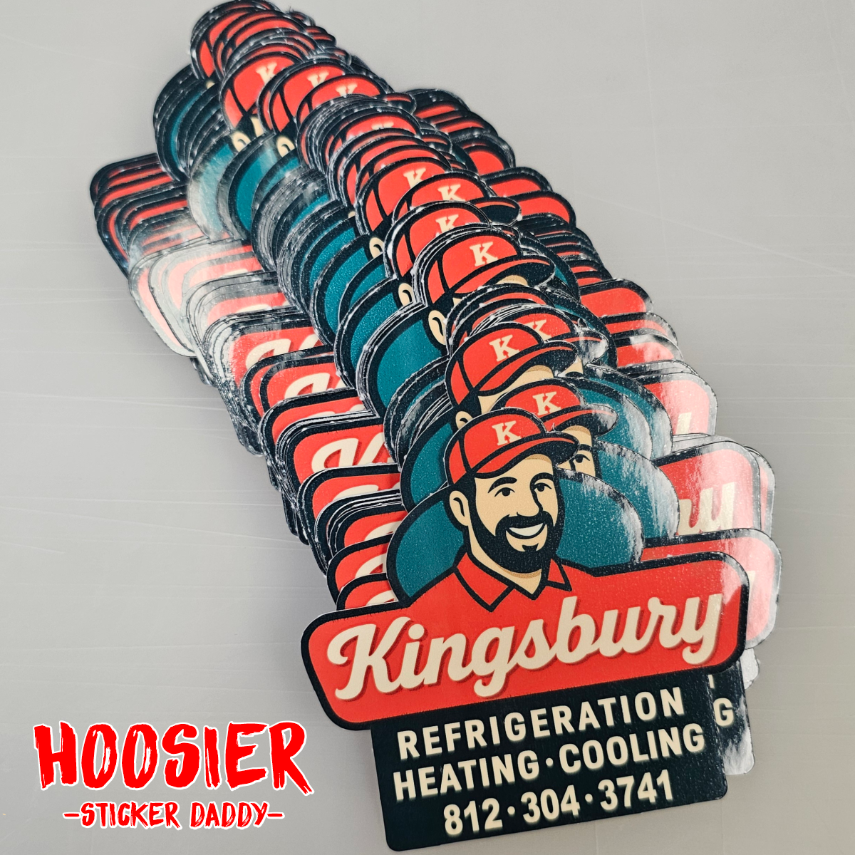 White Vinyl Stickers W/FREE Shipping
