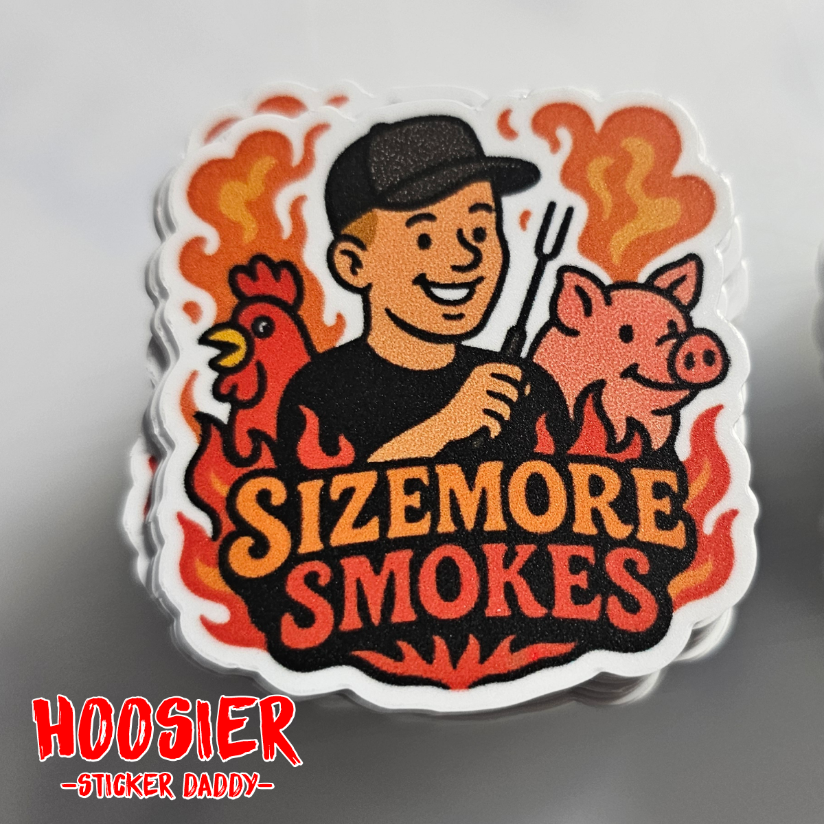 White Vinyl Stickers W/FREE Shipping