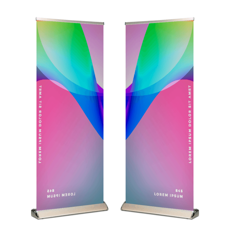 Premium Pull Up Banners - 13oz Matte Vinyl 33x81