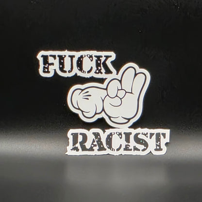 Economy White Vinyl Stickers