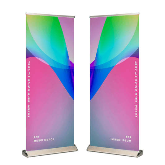 Premium Pull Up Banners - 13oz Matte Vinyl 33x81