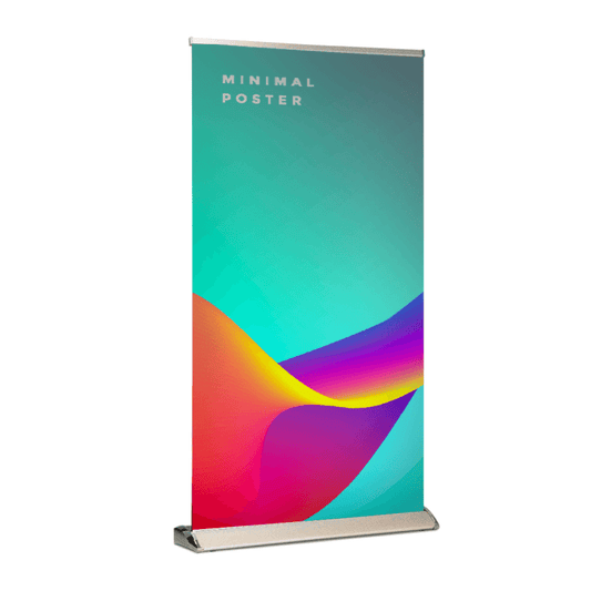 Premium Wide Pull Up Banner - 13 oz Matte Vinyl 48x80.50